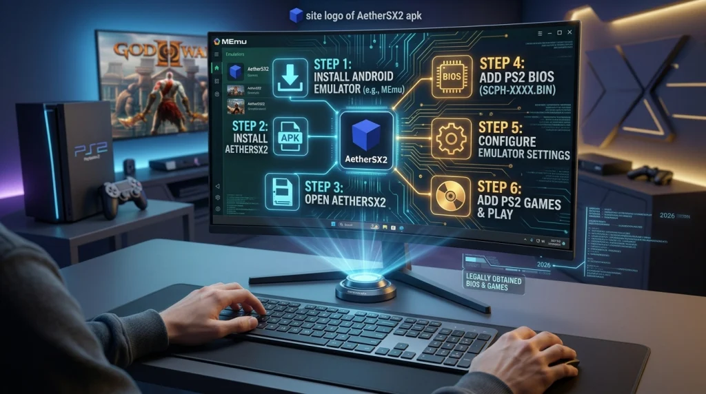 How to Install AetherSX2 on PC image
