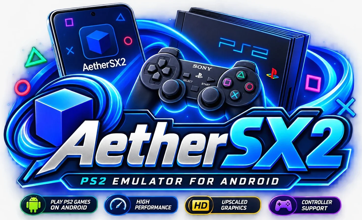 site logo of AetherSX2 apk